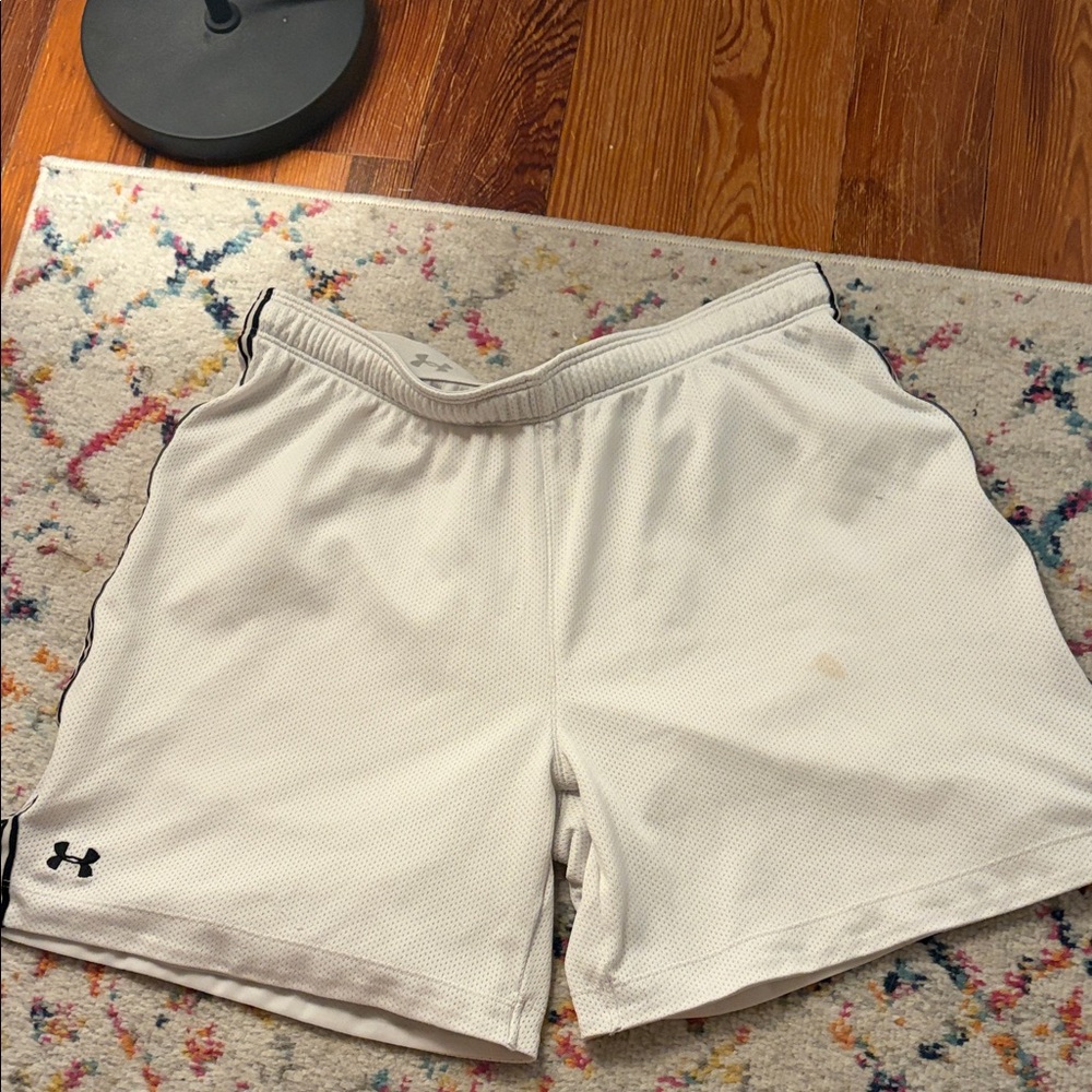 Under Armour Women's White Soccer Shorts